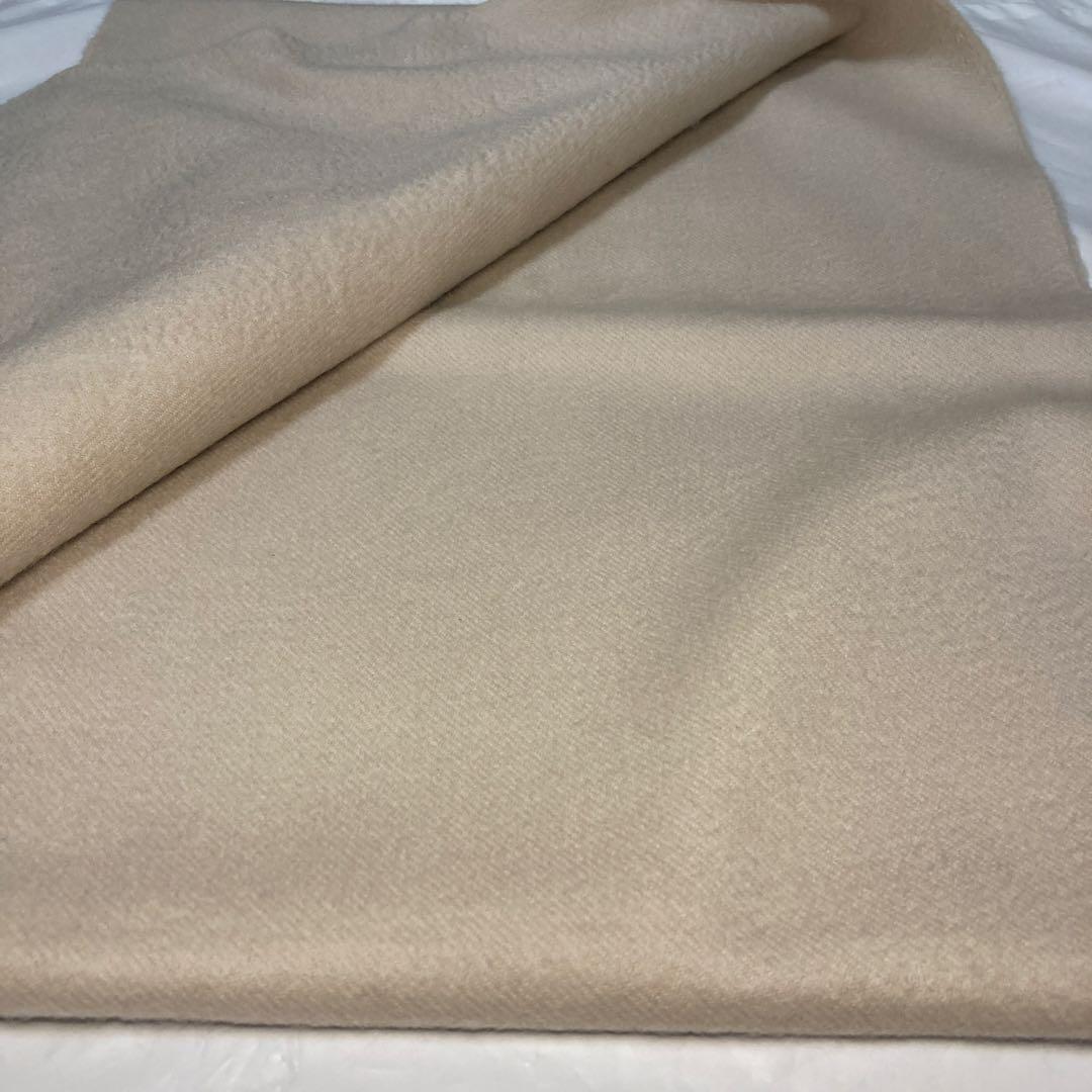 ベグアンドコー カシミヤ100％ 中判ストール ライトグレー 国内正規品