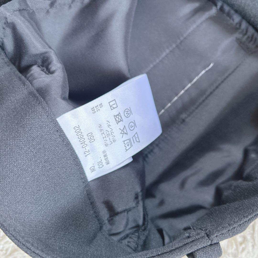 美品 PLST ウォームリザーブ ストレートパンツ M ルクールブラン ニット