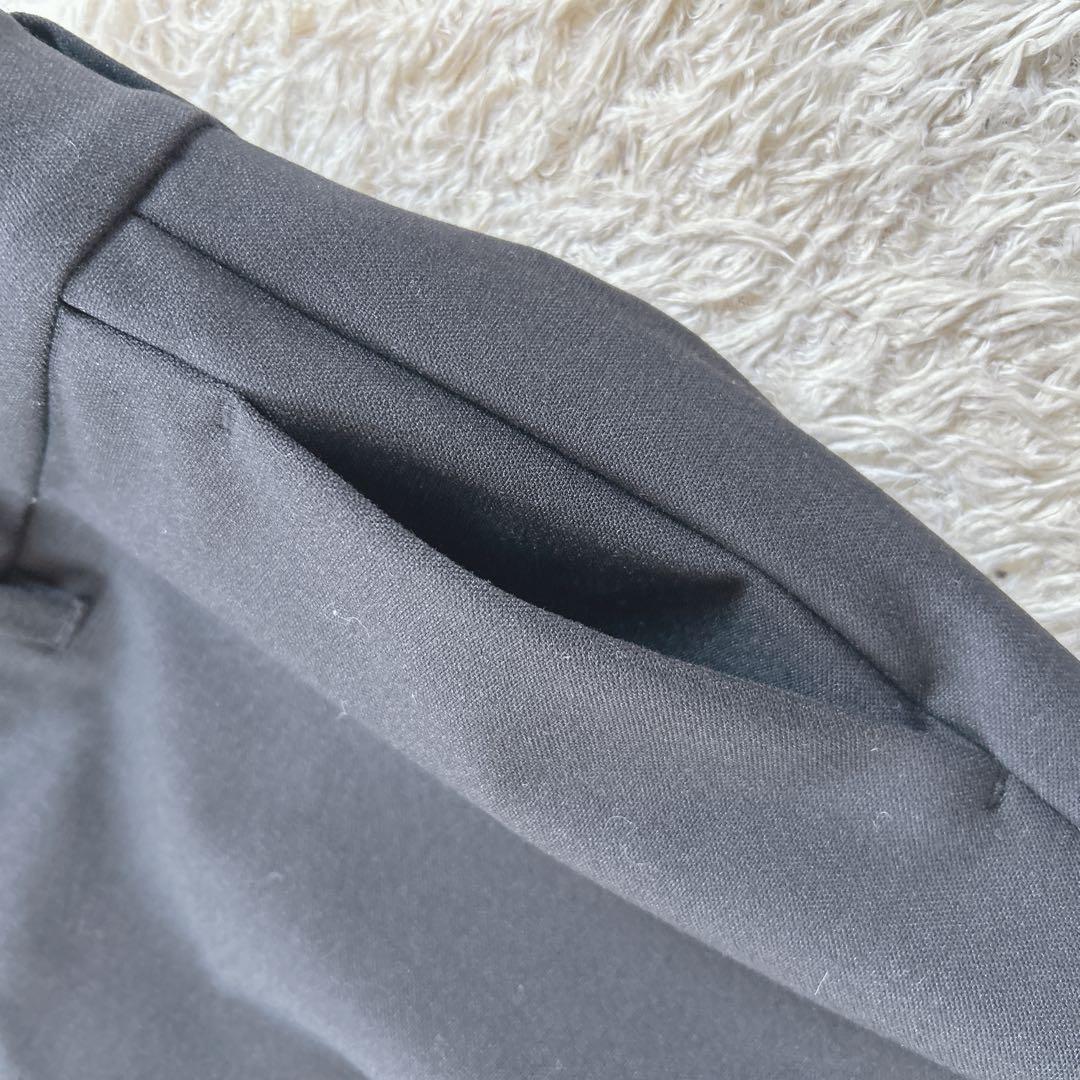 美品 PLST ウォームリザーブ ストレートパンツ M ルクールブラン ニット