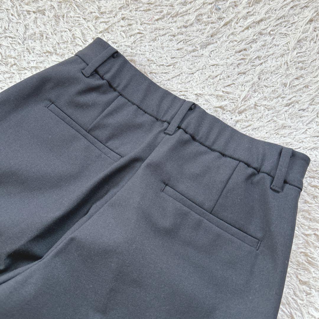 美品 PLST ウォームリザーブ ストレートパンツ M ルクールブラン ニット