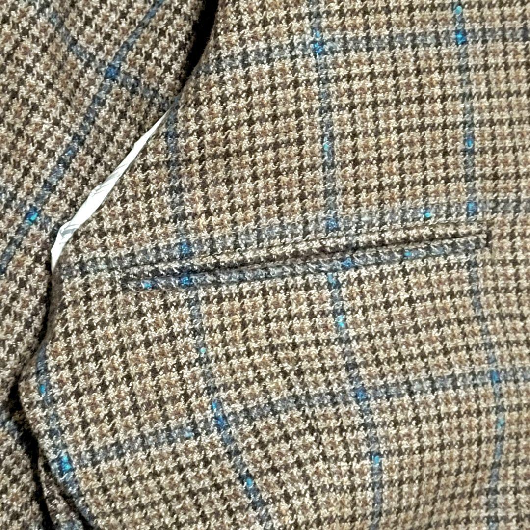 ☆未使用近 ラルディーニ 秋冬 超高級ツイード ブラウン テーラード
