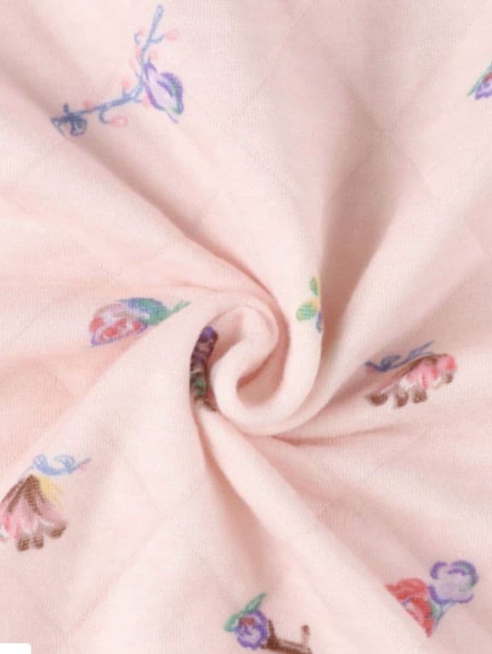 新品タグ付き ツモリチサト パジャマ ルームウェア 中綿 キルト パリローズ