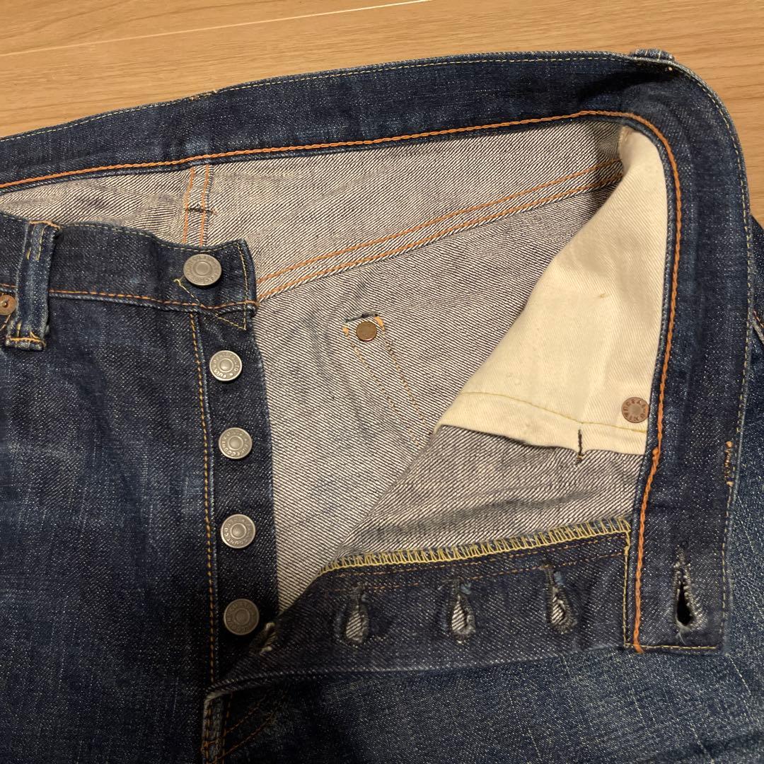 良品】FULL COUNT lot0105 復刻 赤耳 濃紺 34 x L36 - メルカリ