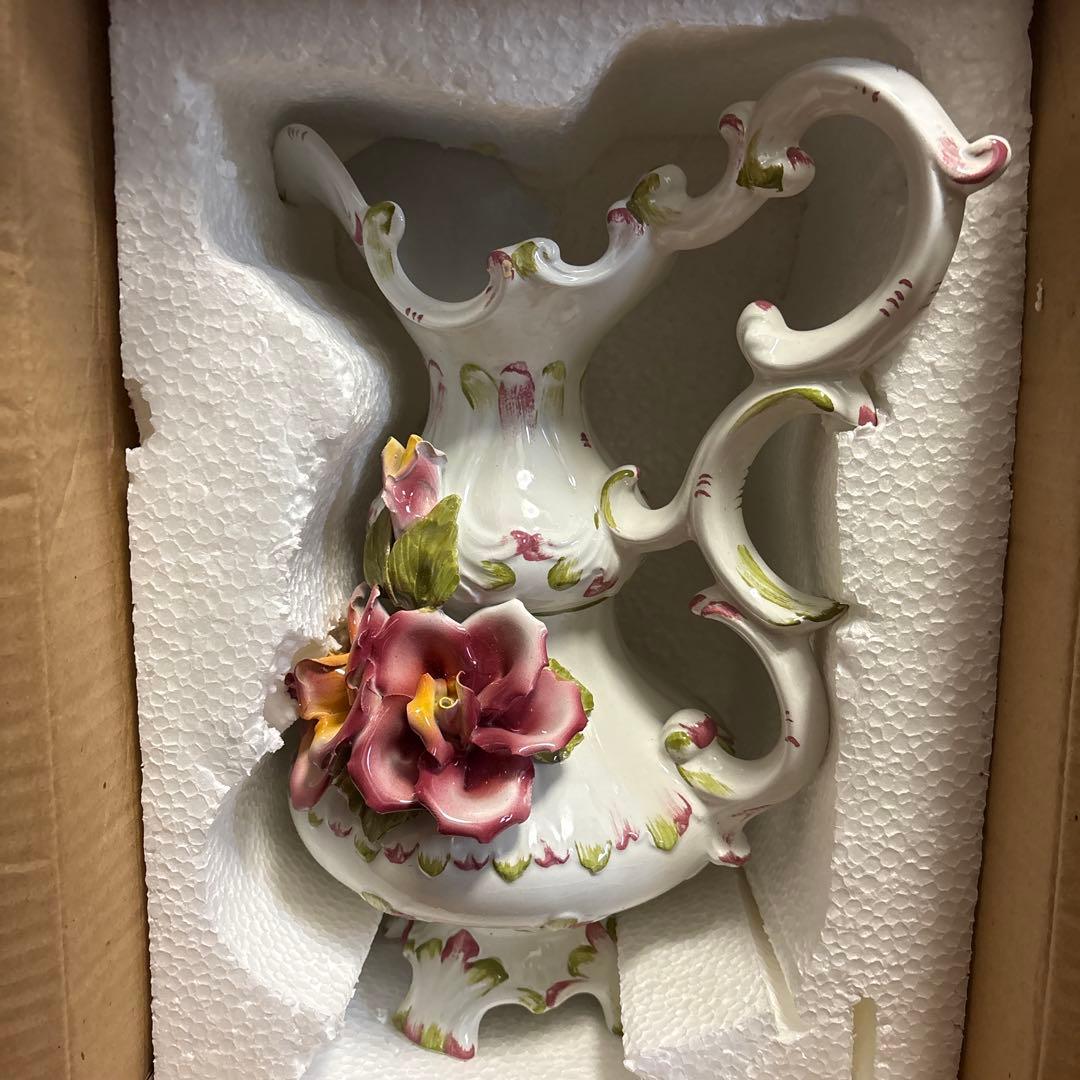 DeMain デ・メイン イタリア製 フラワーモチーフ ヨーロピアン