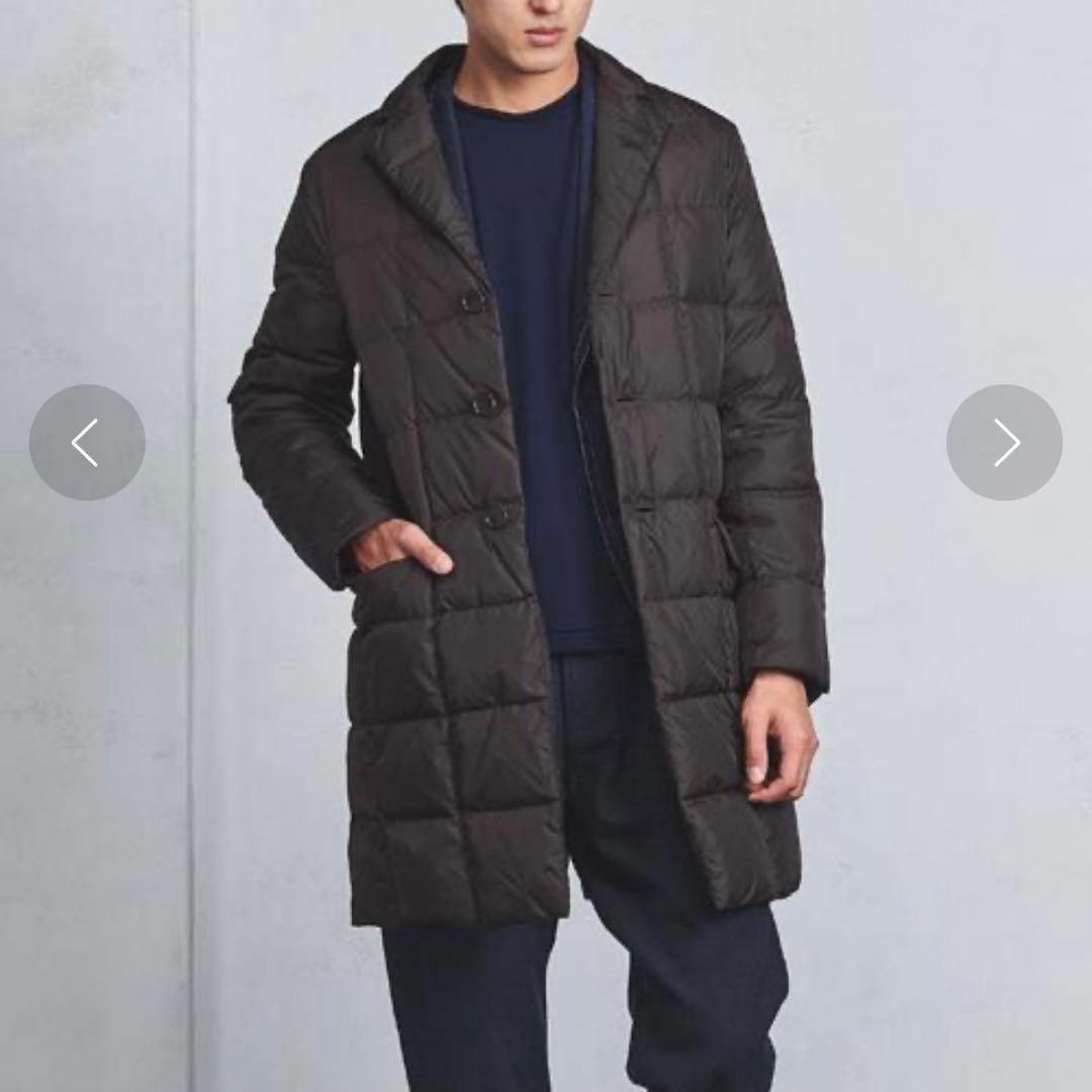 ASPESI】中綿ダウンコート グリーン S