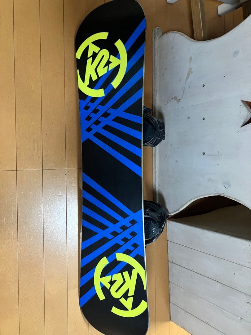 K2 スノーボード キッズ用 ビンディング、ブーツ3点セット②