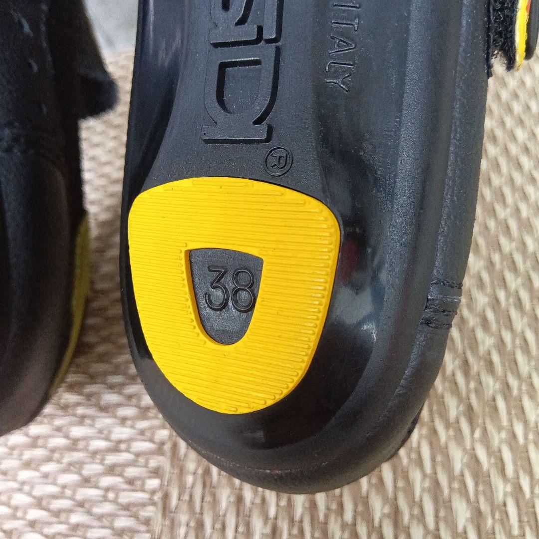 【デッドストック・希少】SIDI シディ ビンディングシューズ 本革 38 黒