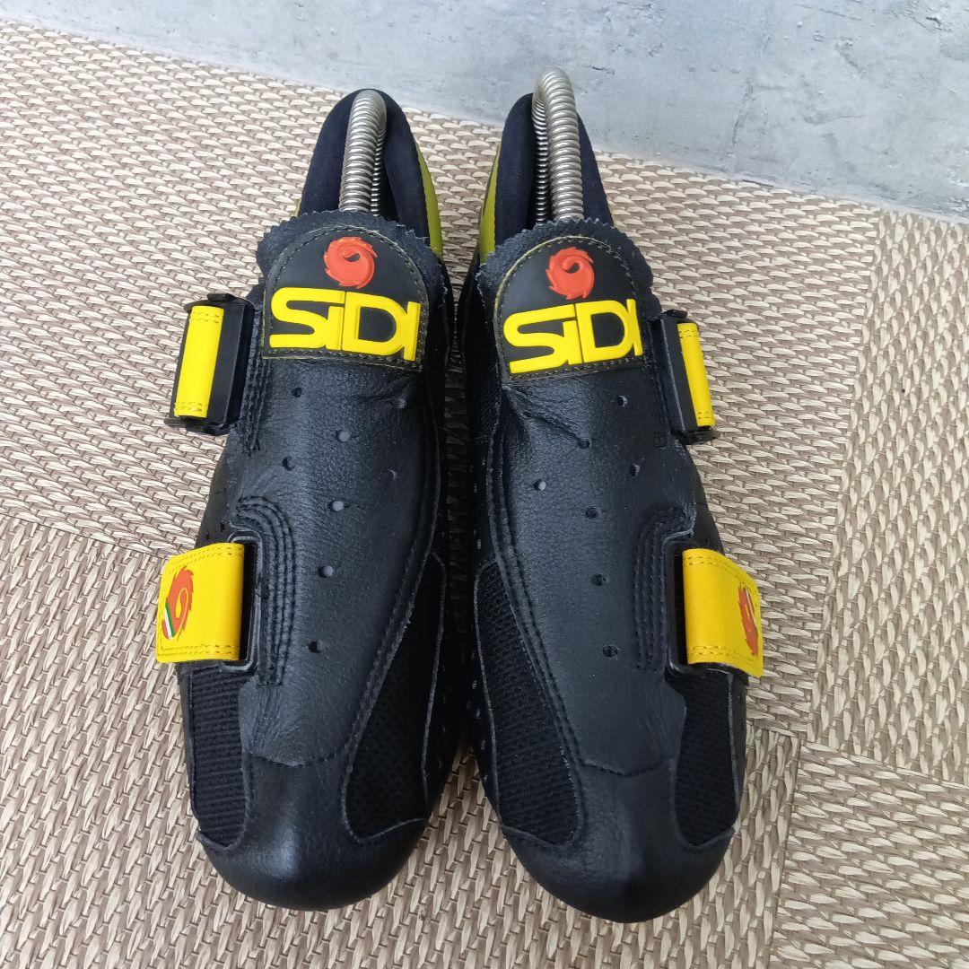 【デッドストック・希少】SIDI シディ ビンディングシューズ 本革 38 黒