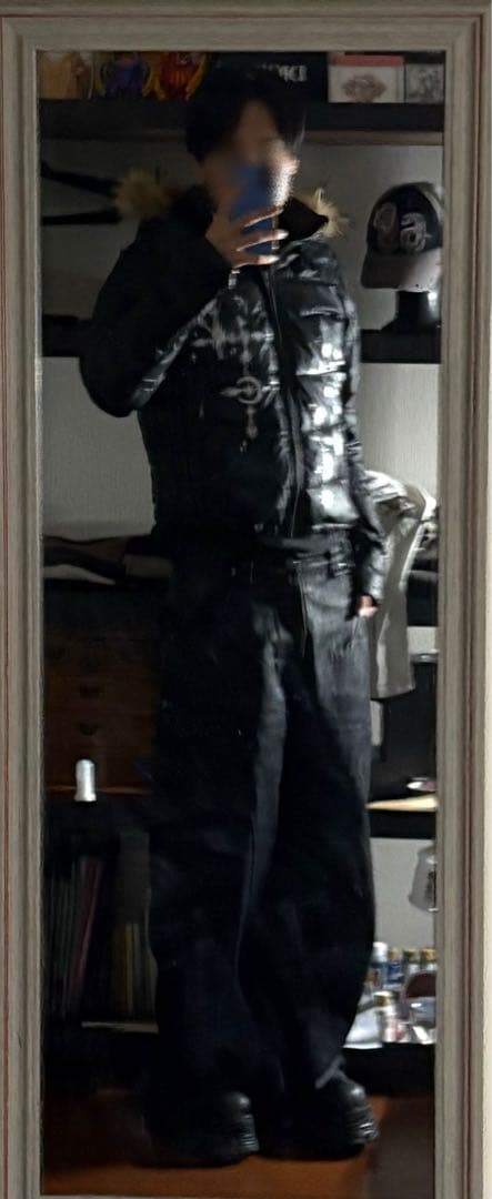 archive ファー付きダウンジャケット y2k 平成 グランジ お兄系 V系