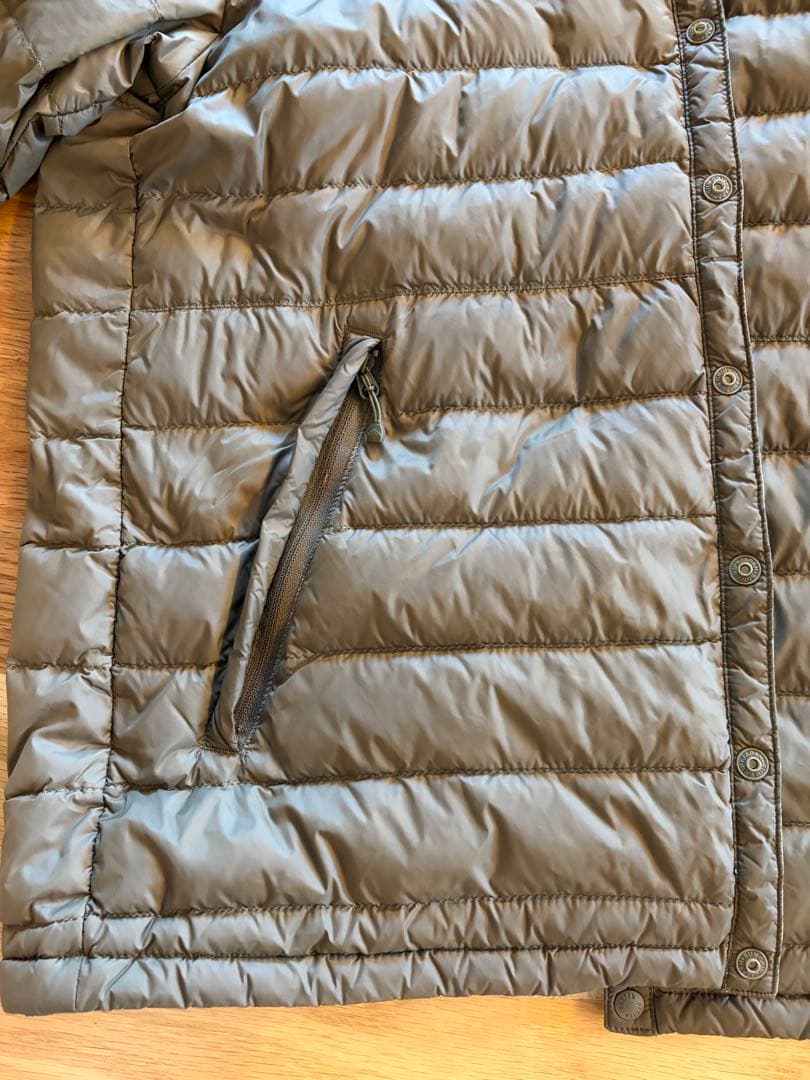 【美品・クリーニング済】DANTON インナーダウン（カーキ）