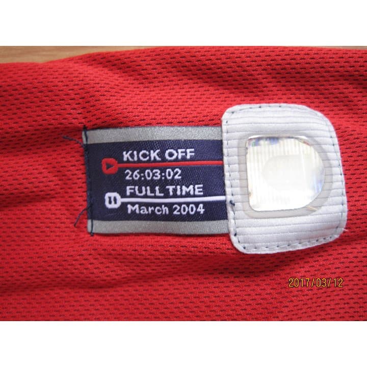 元 イングランド代表 デビッド・ベッカム選手 アウェイユニフォーム