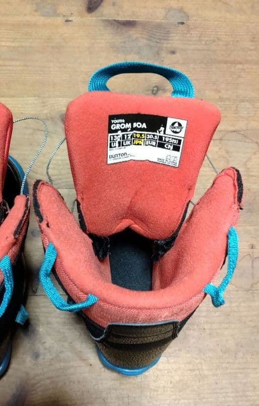 バートングロムボア ボード ブーツ 19.5cm　ユニオンキャデットXS 子供用