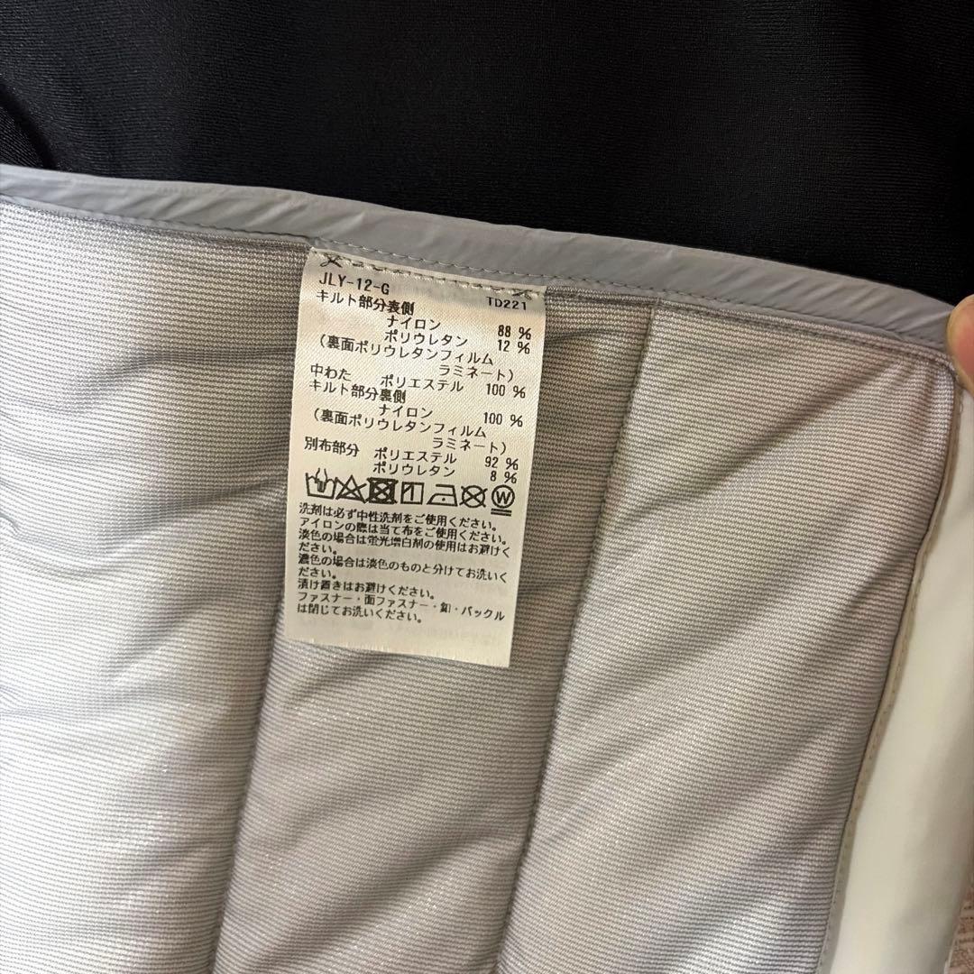 ［美品］テーラメイドキルティングジャケット ジャンパー　グレー/ブラック