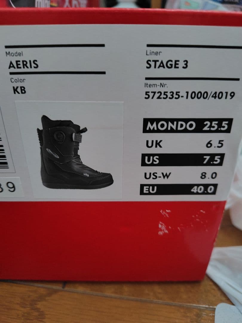 極美品 25-26 DEELUXE S3LINER 25.5CM ディーラックス