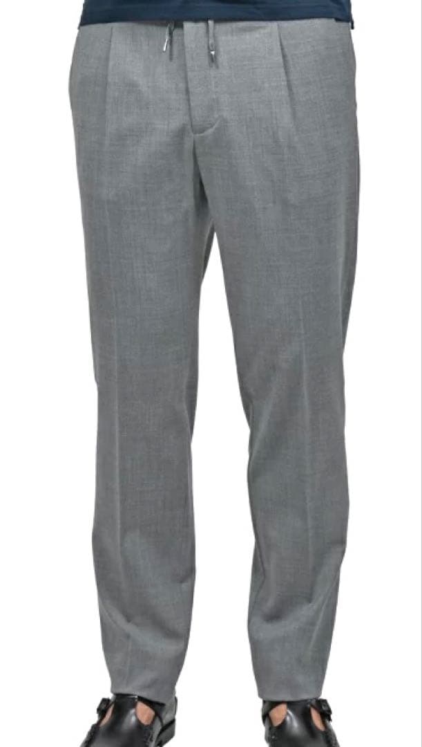 ブリリア1949 干場氏別注イージースラックスパンツ 46 クリーニング済み