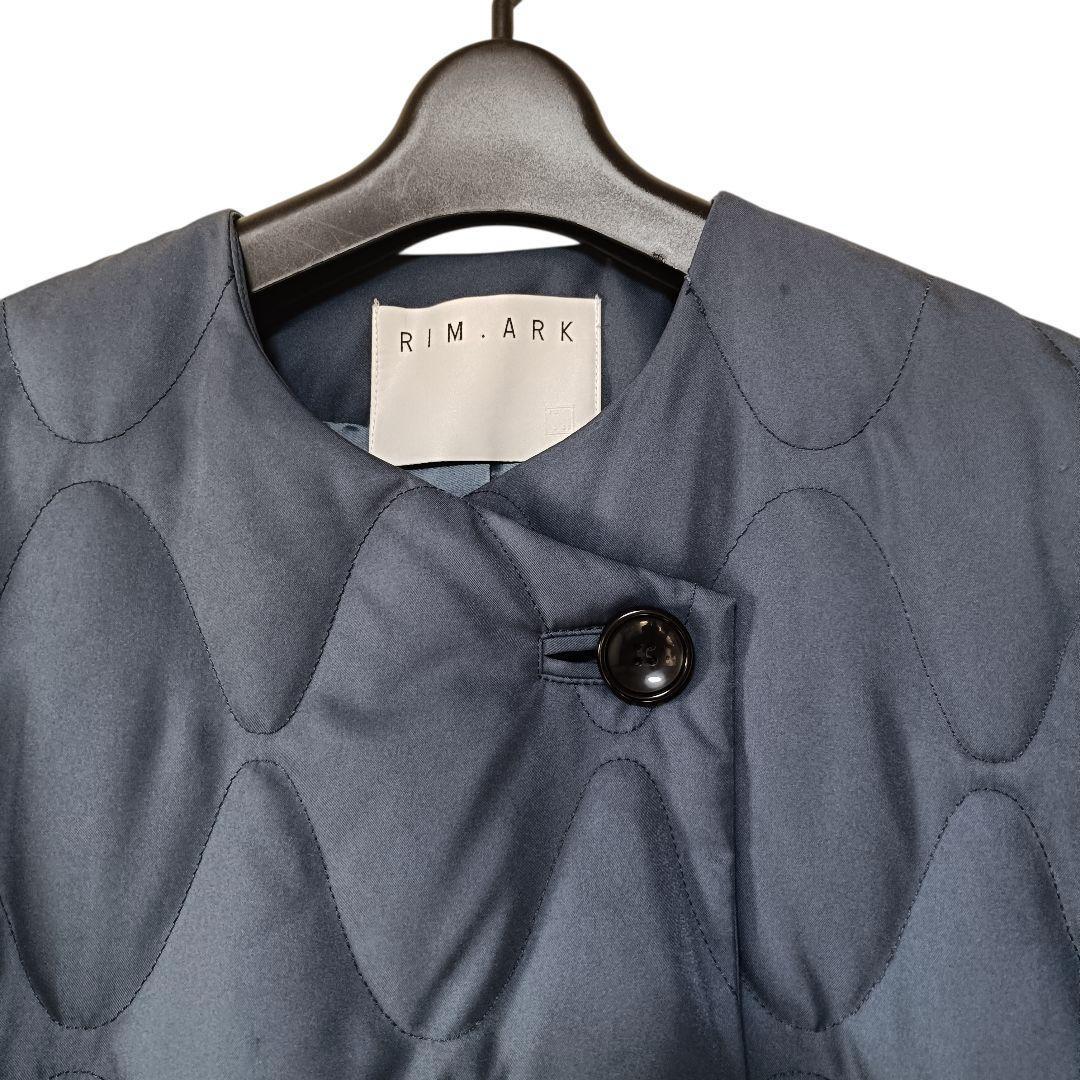 美品♪RIM.ARK リムアーク キルティング ラップコクーンダウンコート