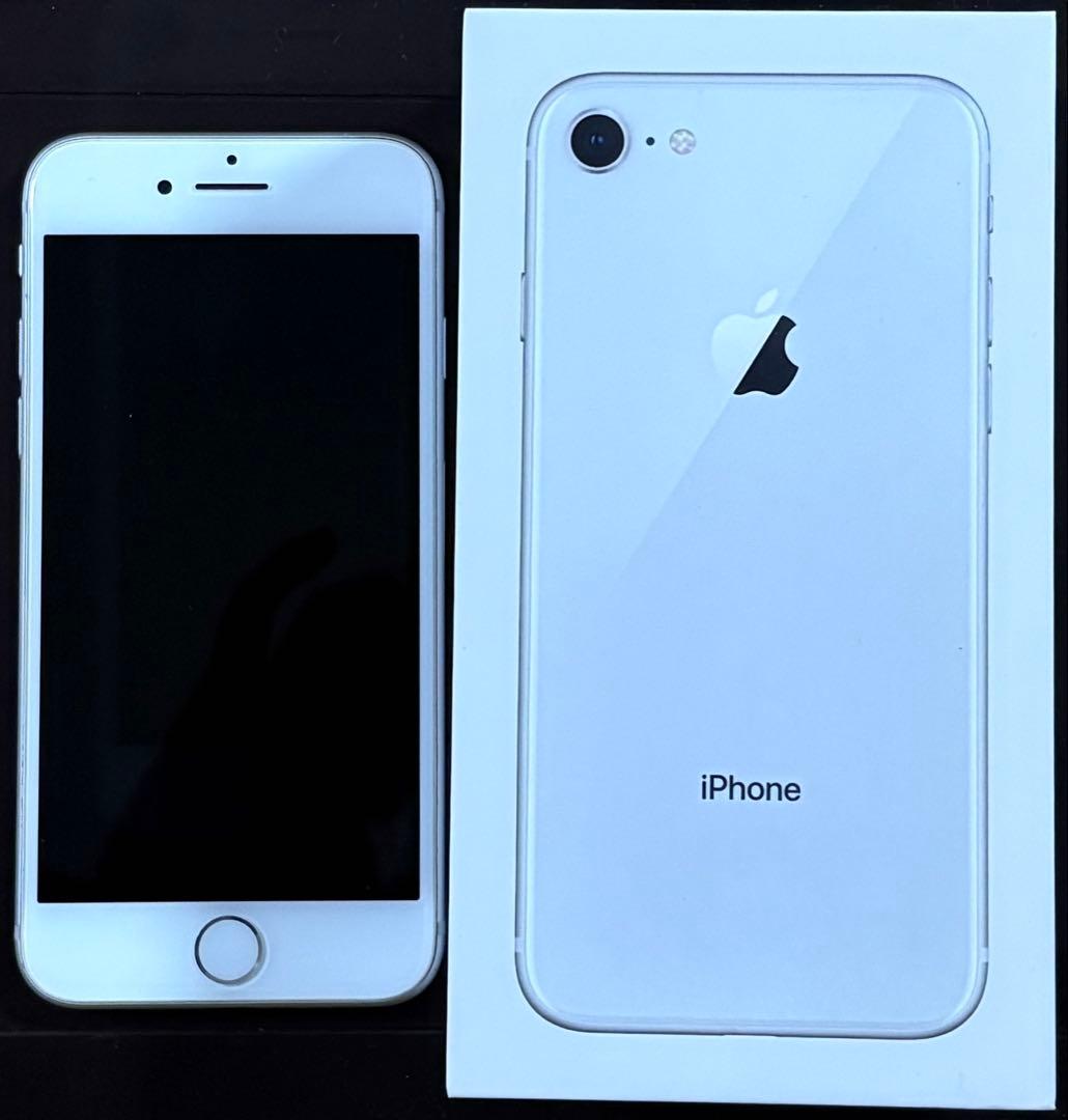匿名配送込】iPhone 8 64GB SIMフリー 箱ケーブル充電器付属-センチの通販