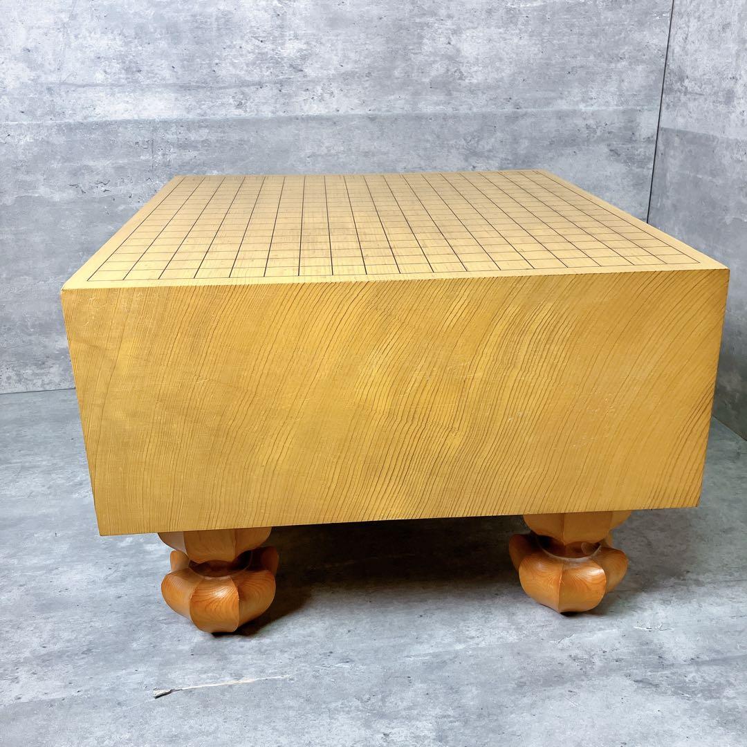 蛤碁石32号サイズ 5.7寸柾目碁盤 蓋つき セット