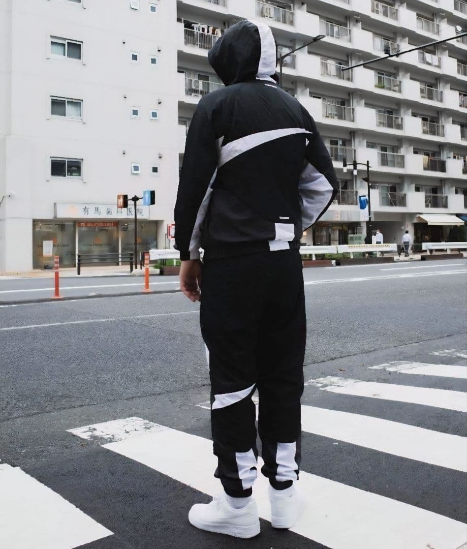 NIKE ビッグ スウッシュ ウーブン セット アップ 上下 テック フリース