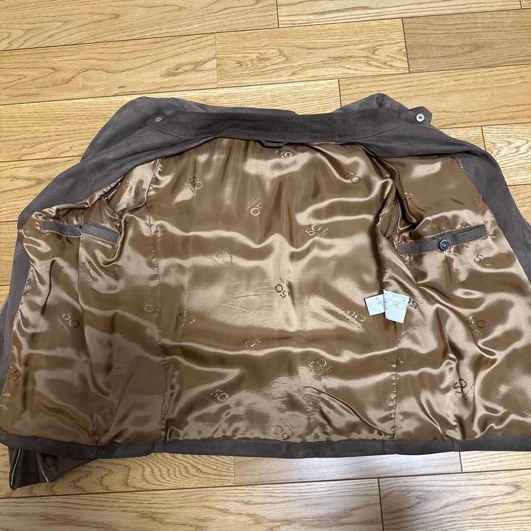 CINQUANTA チンクアンタ　ゴートスエード シングルライダース　46