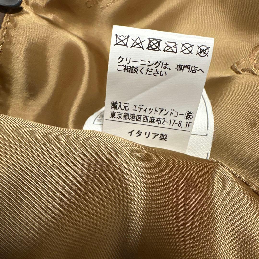 CINQUANTA チンクアンタ　ゴートスエード シングルライダース　46