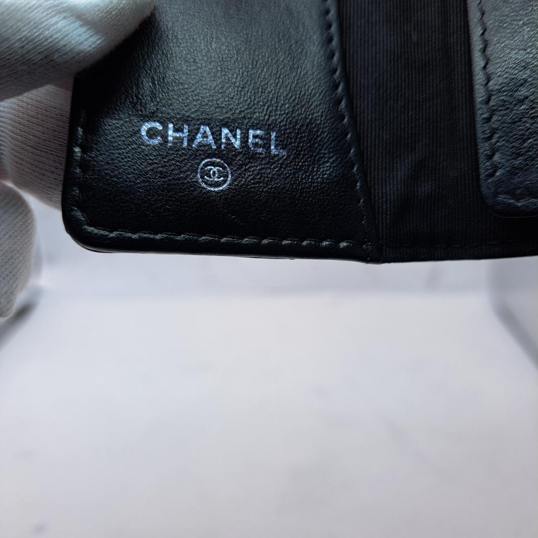 CHANEL　マトラッセ　キーケース　ブラック　ラムスキン