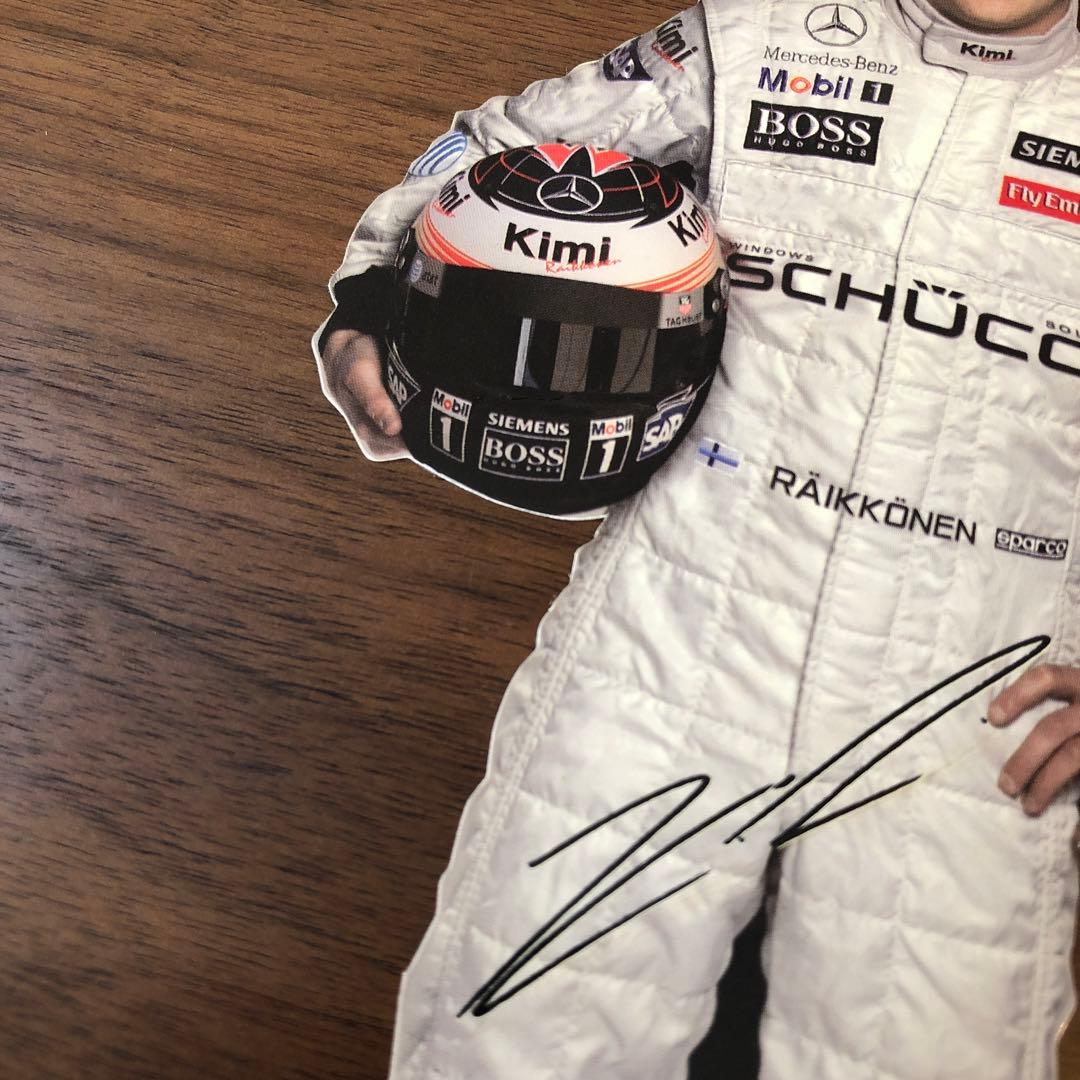 キミ・ライコネン 直筆&印刷サイン入りドライバーズカード