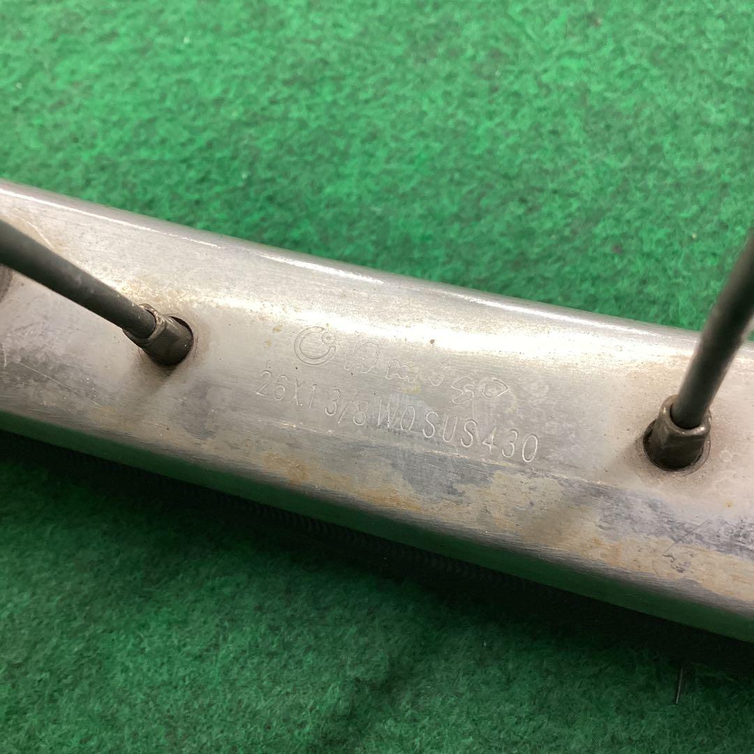 ステンレスリム　後輪　26x1-3/8 タイヤ付　内装3段　２６インチ　リア