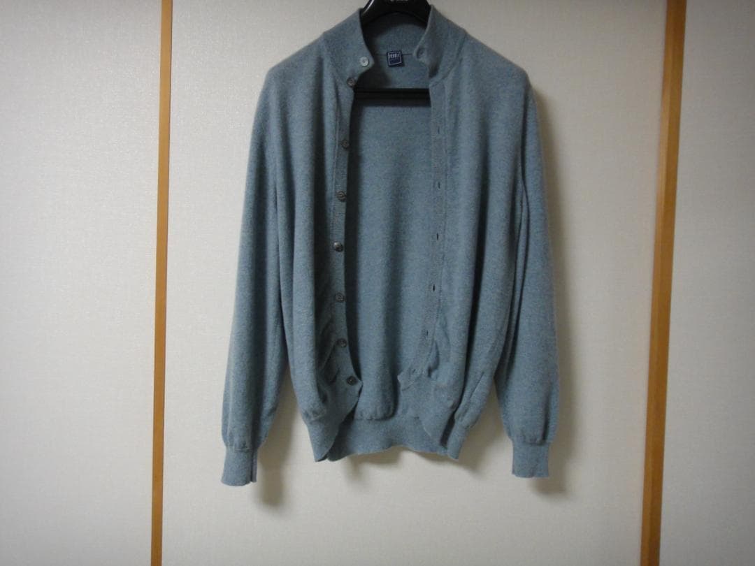 KIKI様専用 FEDELI フェデーリ カシミヤ100% カーディガン ブルー