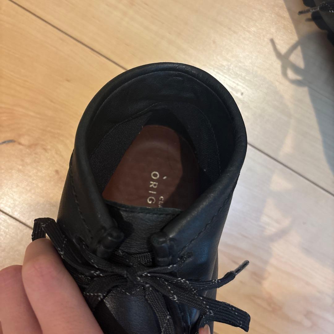 Clarks Wallabee Boot GTX ブラック レザー 24.5cm