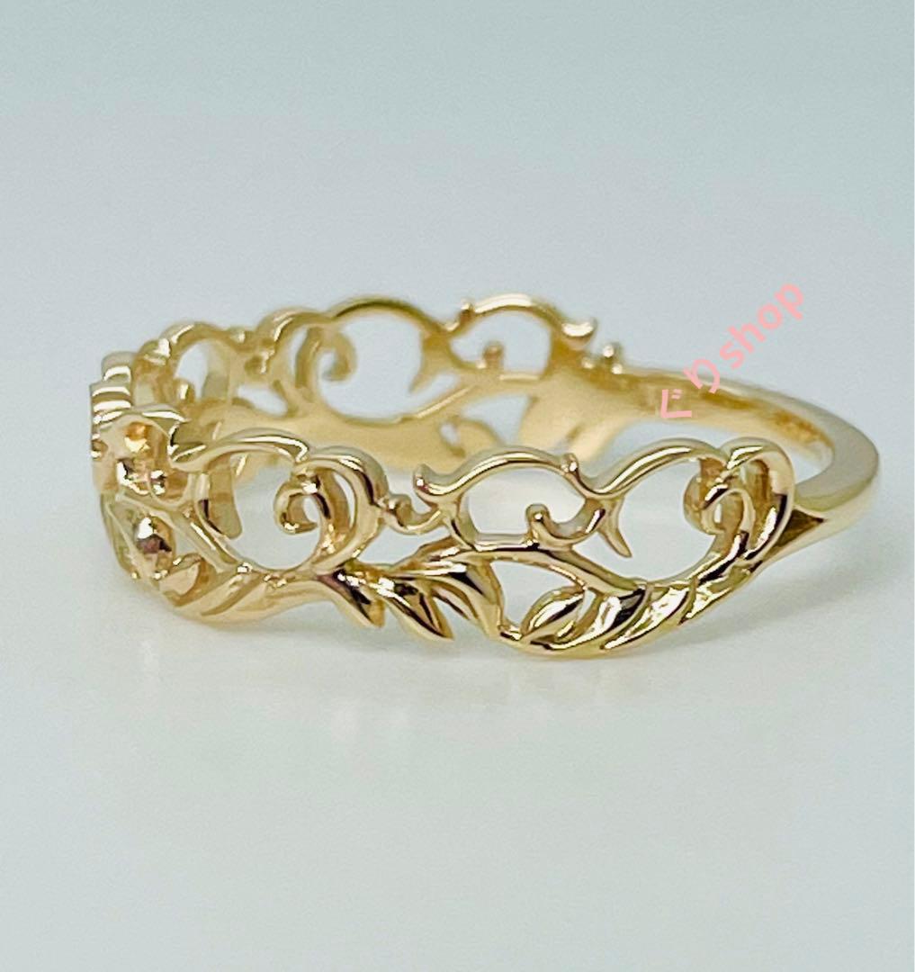 agete k10 オリーブモチーフ リング 11号 - メルカリ