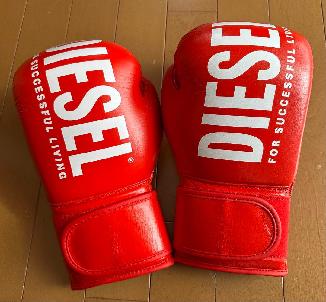 DIESEL ボクシンググローブ レッド - メルカリ