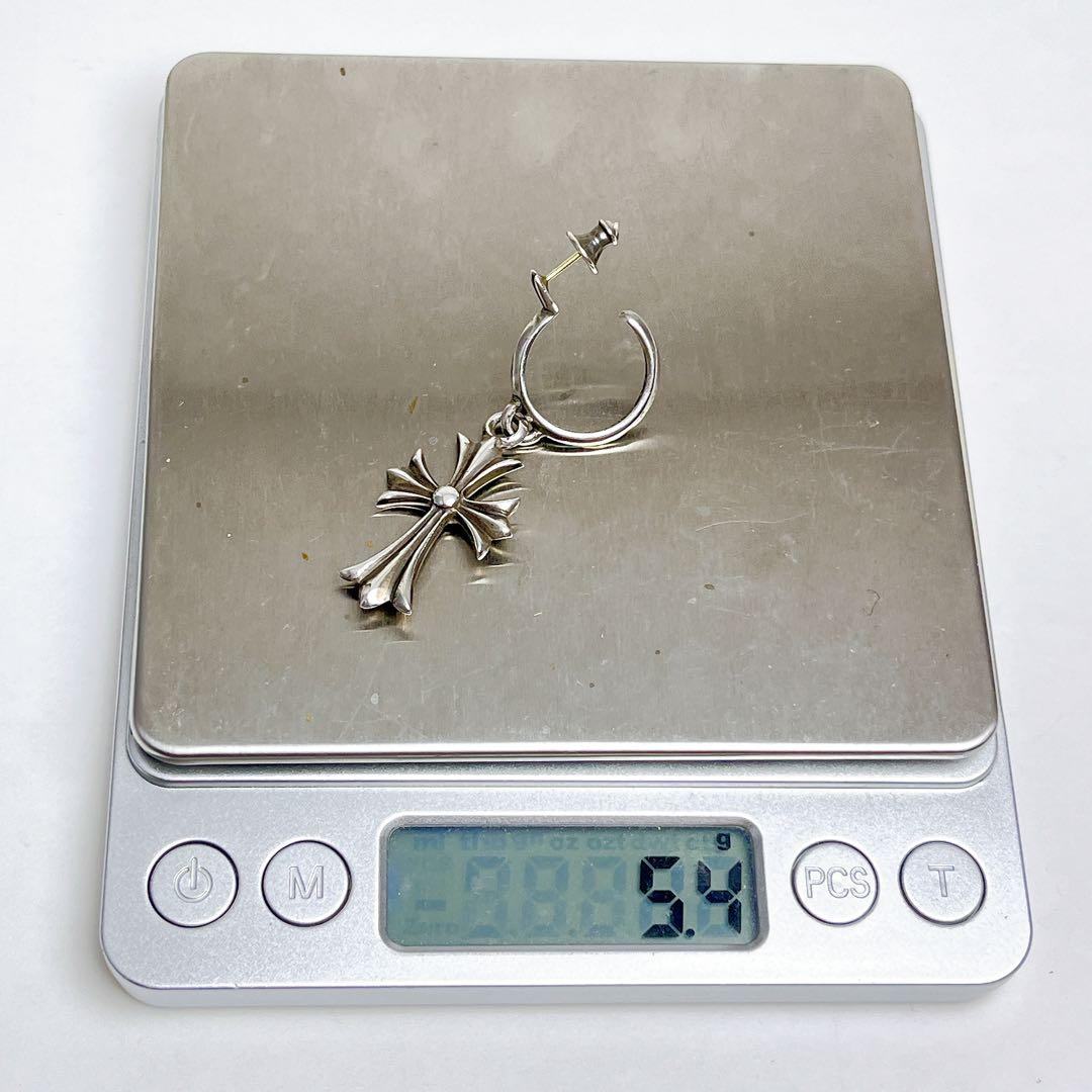 クロムハーツ　タイニーCHクロス　チャーム　フープ　ピアス　925 14K