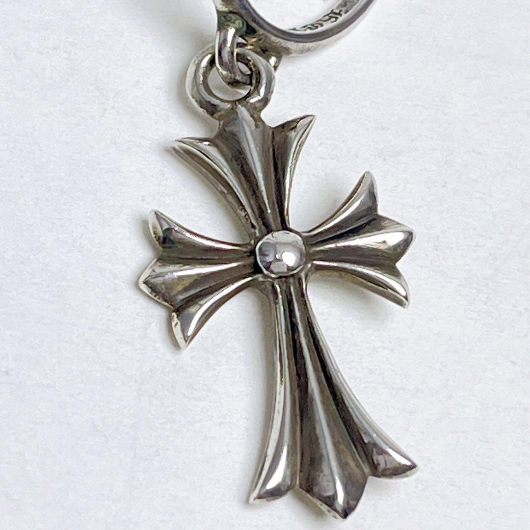 クロムハーツ　タイニーCHクロス　チャーム　フープ　ピアス　925 14K