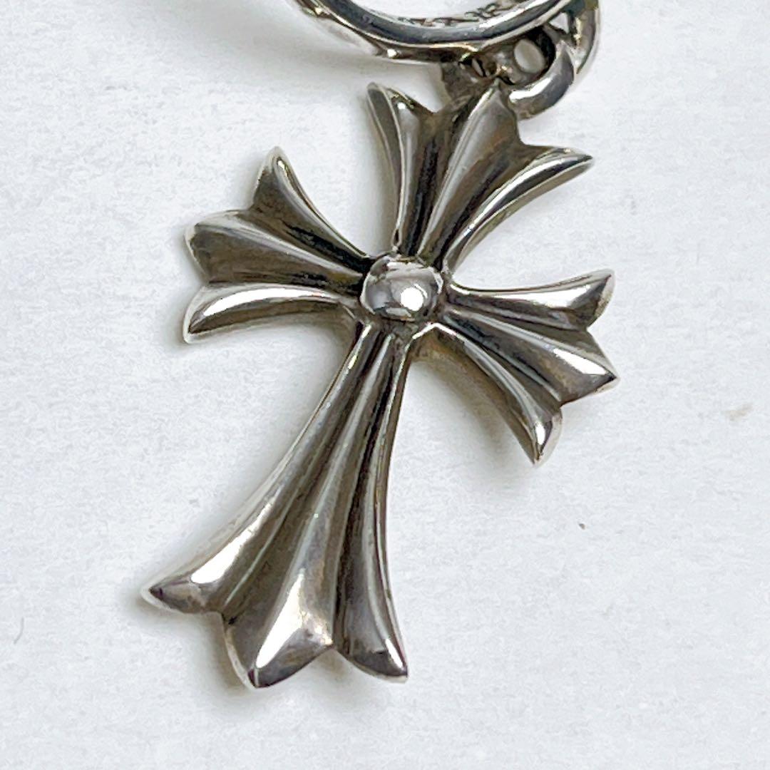 クロムハーツ　タイニーCHクロス　チャーム　フープ　ピアス　925 14K