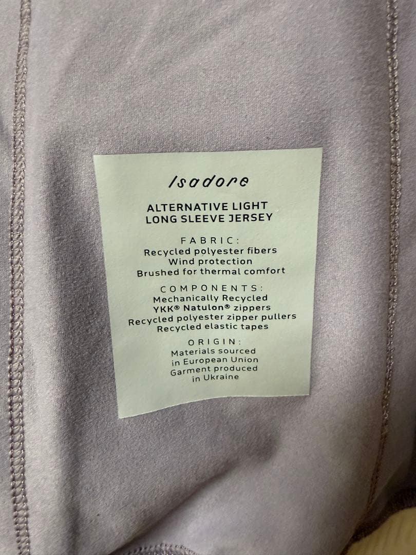 Isadore イザドア ロングスリーブジャージ Sサイズ