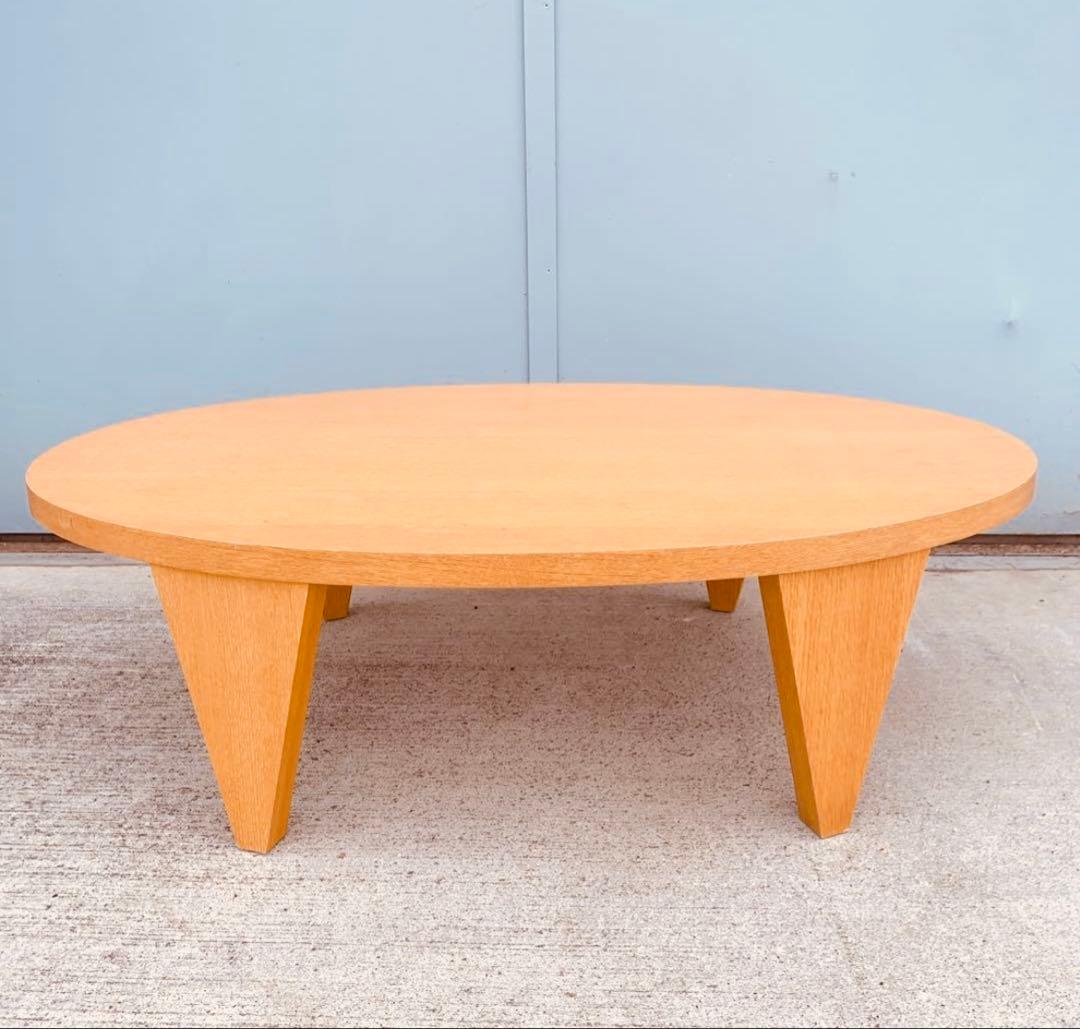 送料込】清美堂 木製 折り畳み 楕円ちゃぶ台 座卓 センター コーヒー