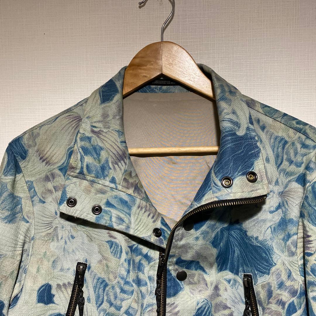 着画あり!!希少 14AW ヨウジヤマモト フラワープリント シングル