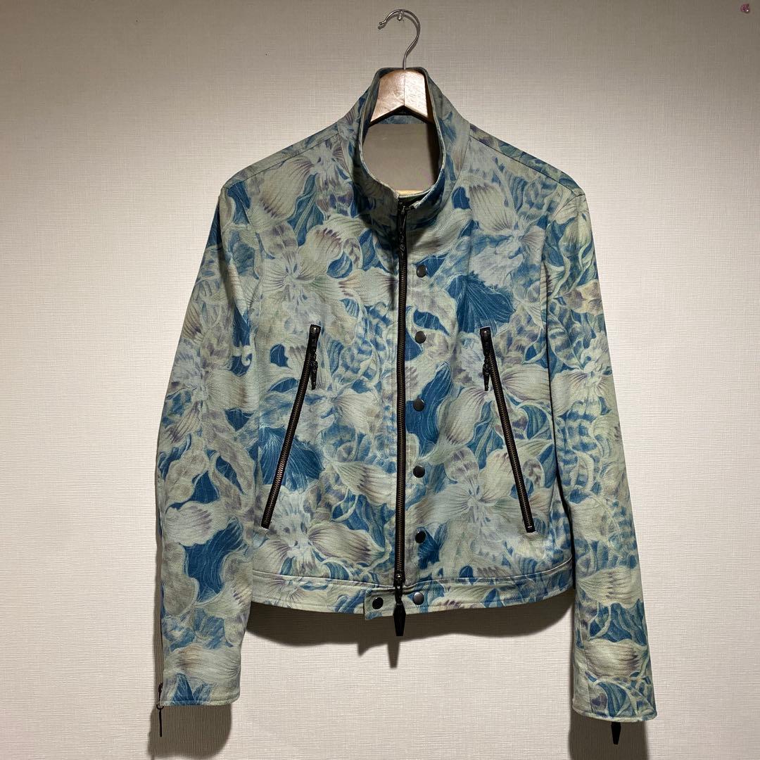 着画あり!!希少 14AW ヨウジヤマモト フラワープリント シングル