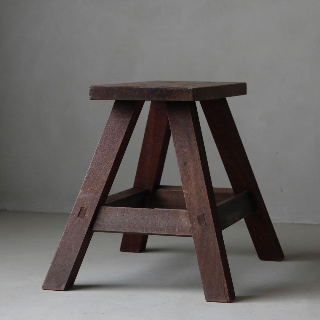 ラワン材 スツール　椅子 チェア ベンチ 古家具 古道具 アンティーク レトロ