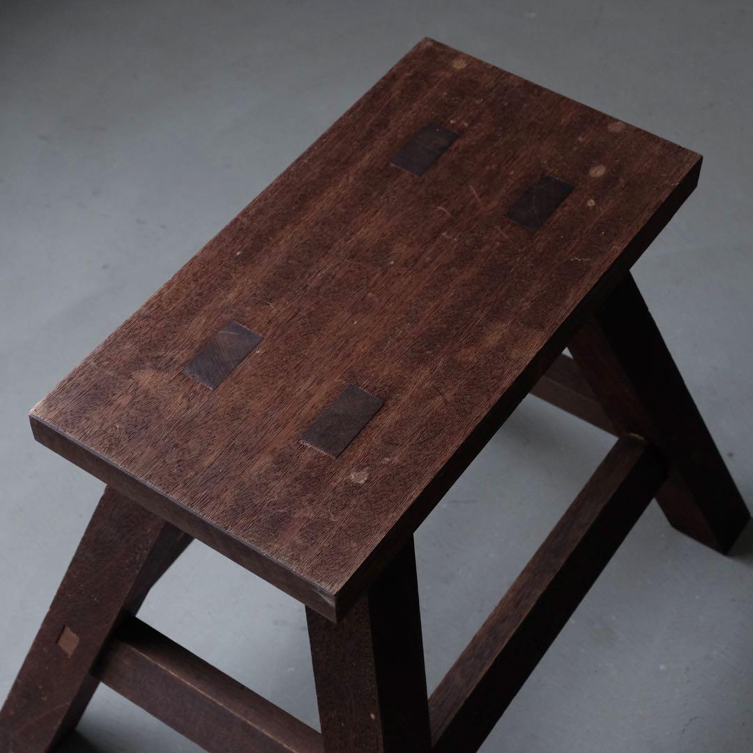 ラワン材 スツール　椅子 チェア ベンチ 古家具 古道具 アンティーク レトロ
