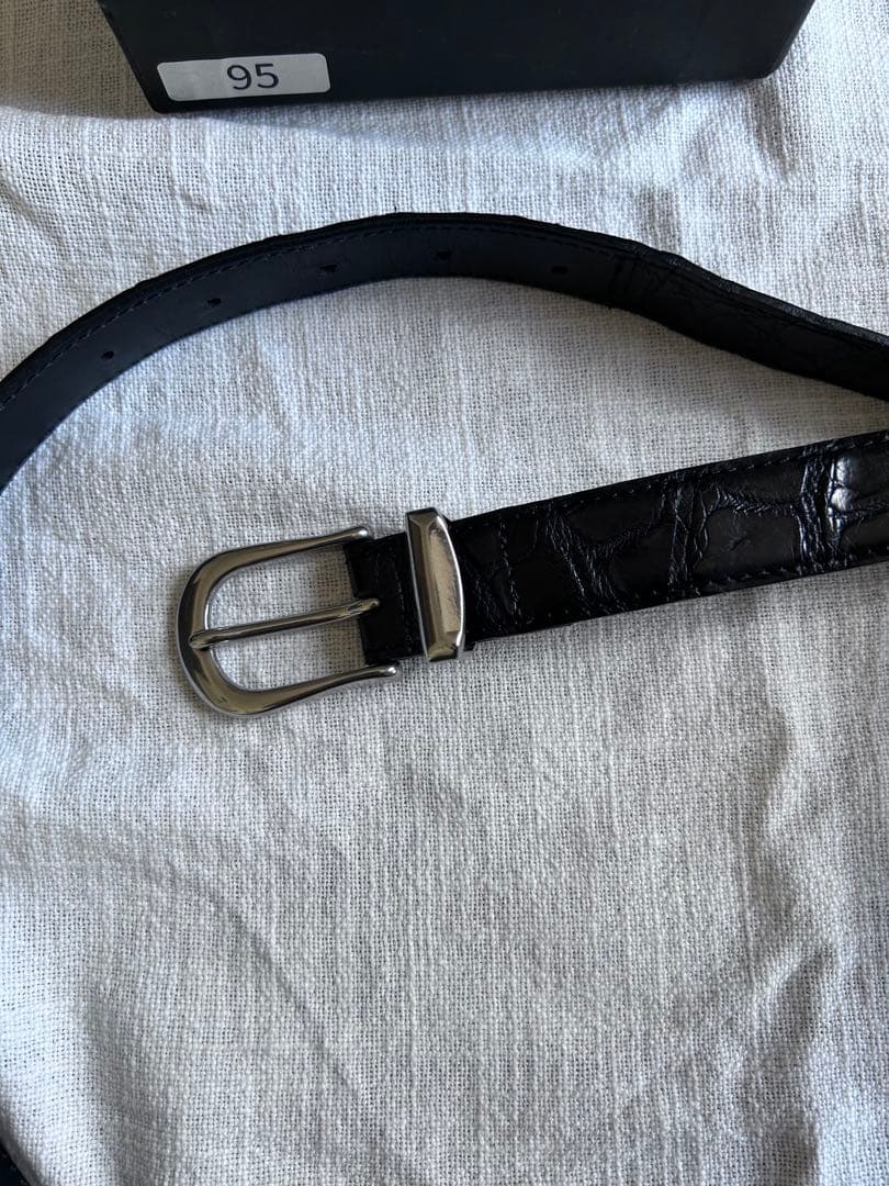 定価69,300円 THE SOLE プンターレベルト クロコダイル サイズ95