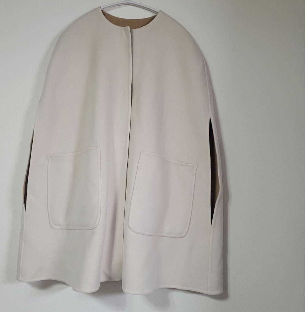 UNITEDARROWS バイカラーリバーケープコート