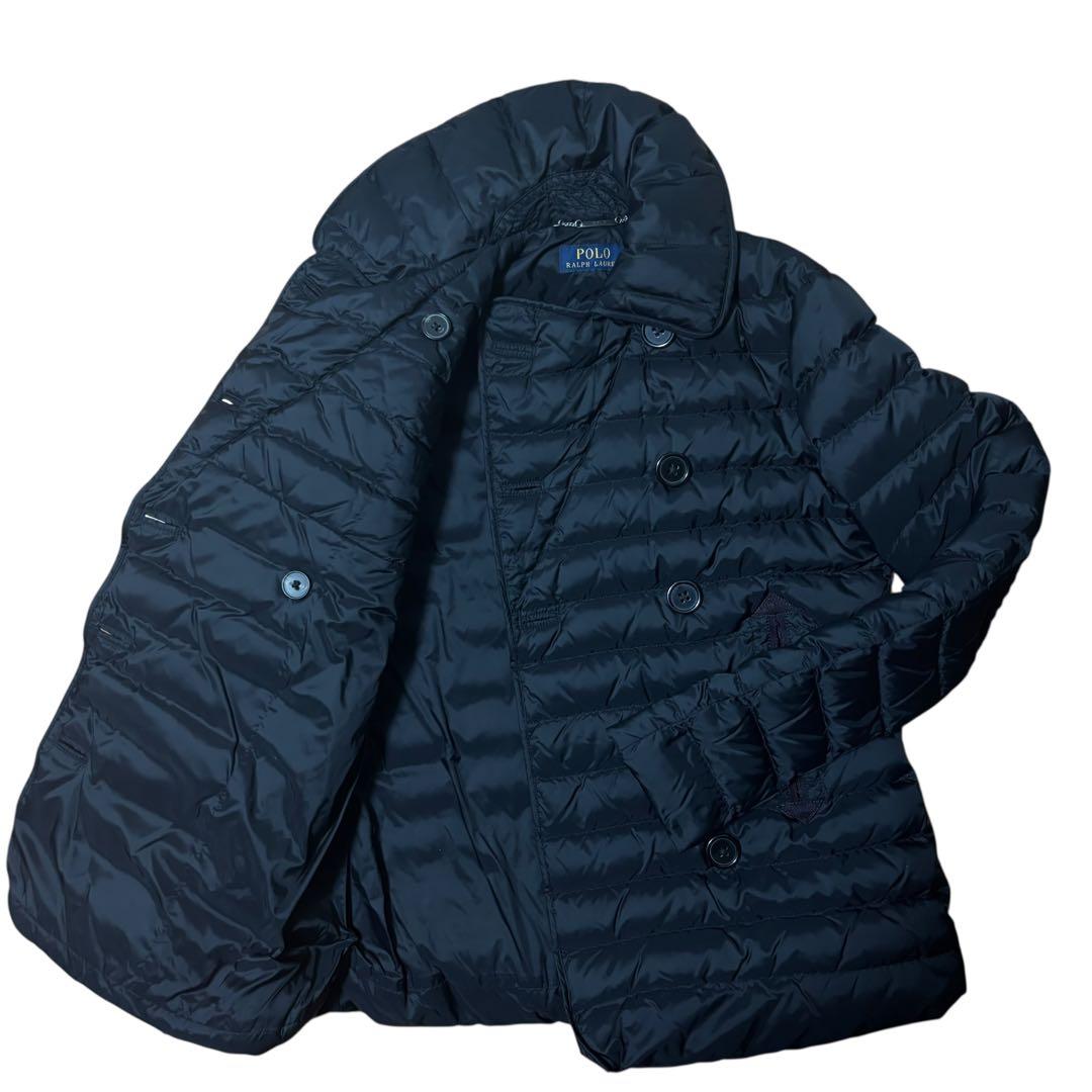 現行◆美品 ポロラルフローレン ダウン ジャケット コート ダブルボタン S