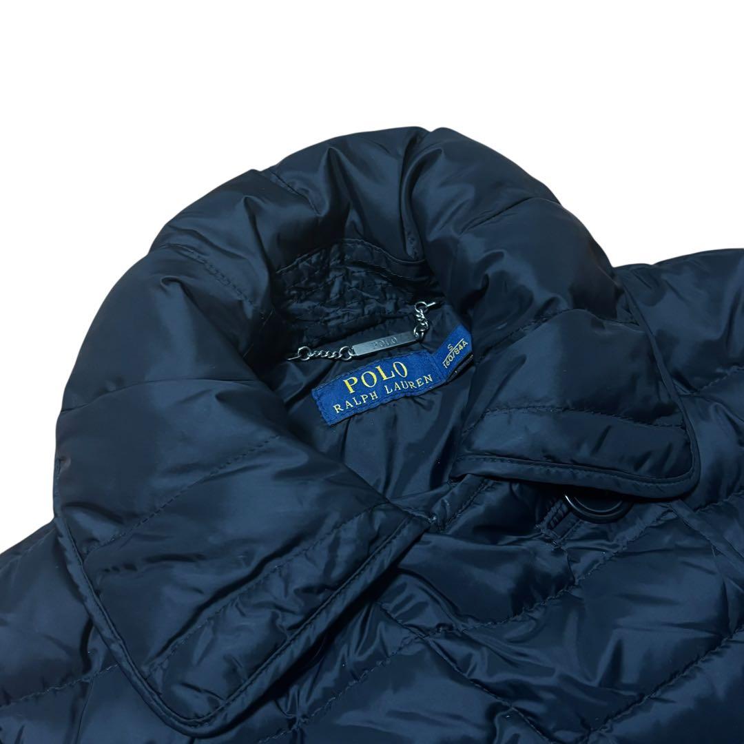 現行◆美品 ポロラルフローレン ダウン ジャケット コート ダブルボタン S