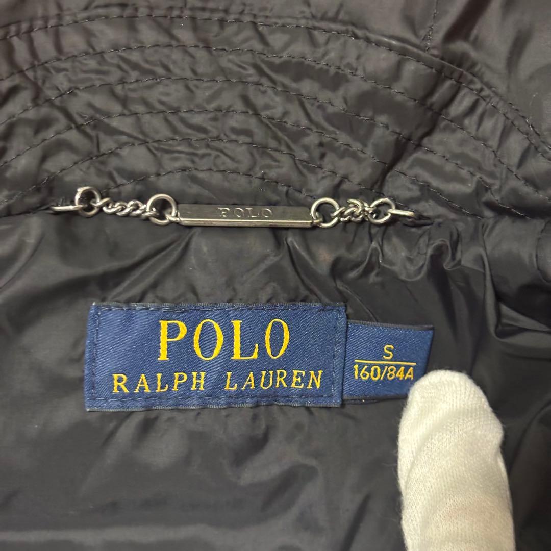 現行◆美品 ポロラルフローレン ダウン ジャケット コート ダブルボタン S