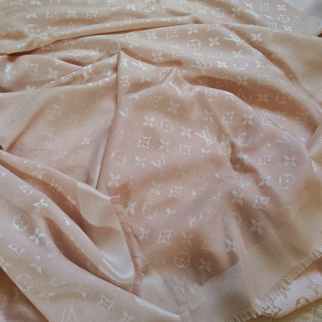 LOUIS VUITTON モノグラム ストール ピンク