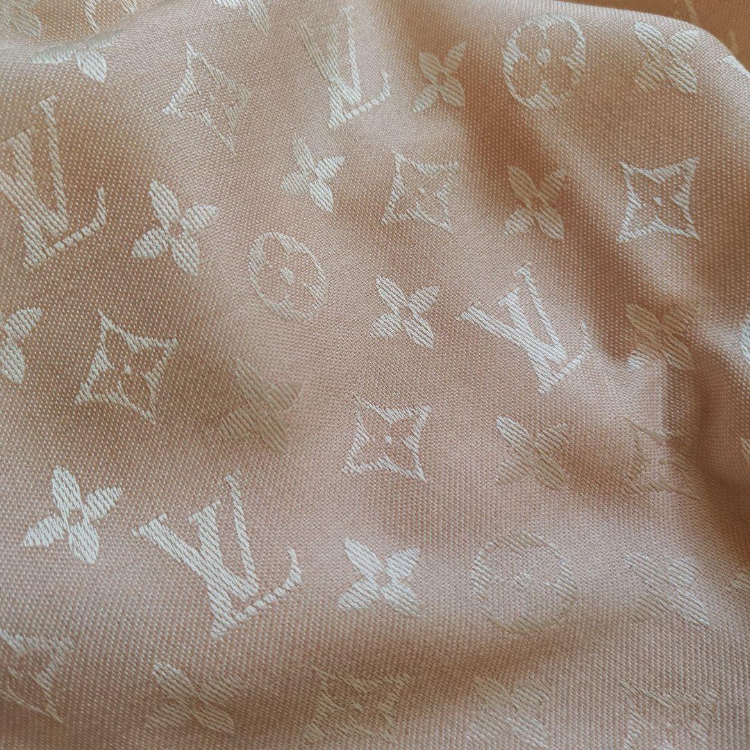 LOUIS VUITTON モノグラム ストール ピンク