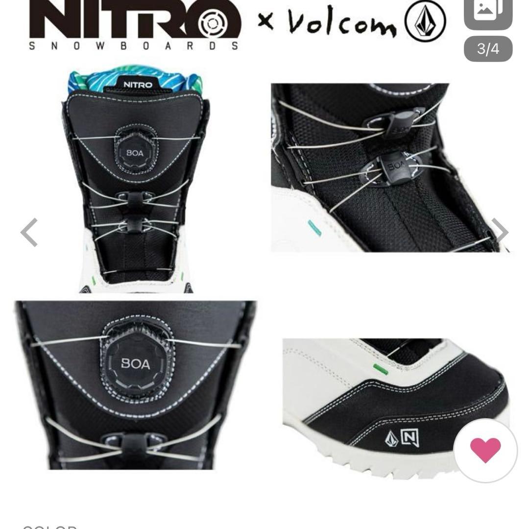 NITRO ナイトロキッズ DROID BOA X VOLCOM 新品 23、5の通販｜www
