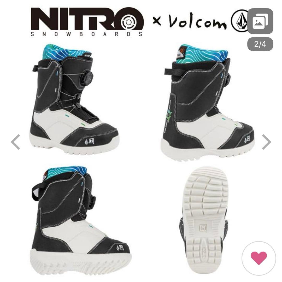 NITRO ナイトロキッズ DROID BOA X VOLCOM 新品 23、5の通販｜www
